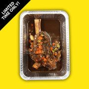 Roasted Lamb Shank a la Matignon