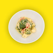 Green Curried Tofu with Broccoli and Lime Leaves