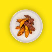 Skin on Sweet Potato Wedges