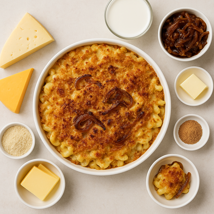 French Onion Mac and Cheese