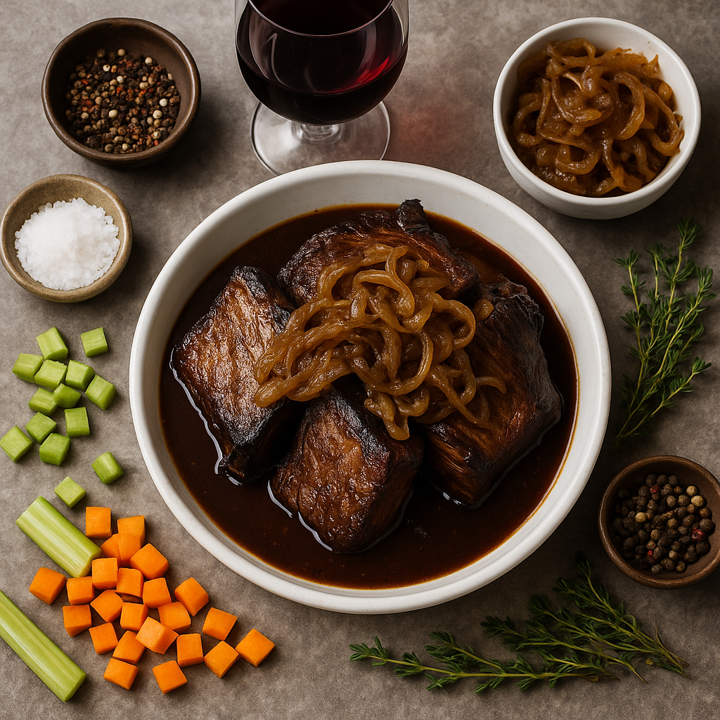 Geary Market - Mains - Angus Short Rib Braised in Red Wine