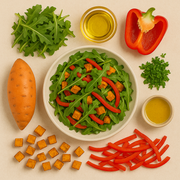 Arugula  and Sweet Potato Salad