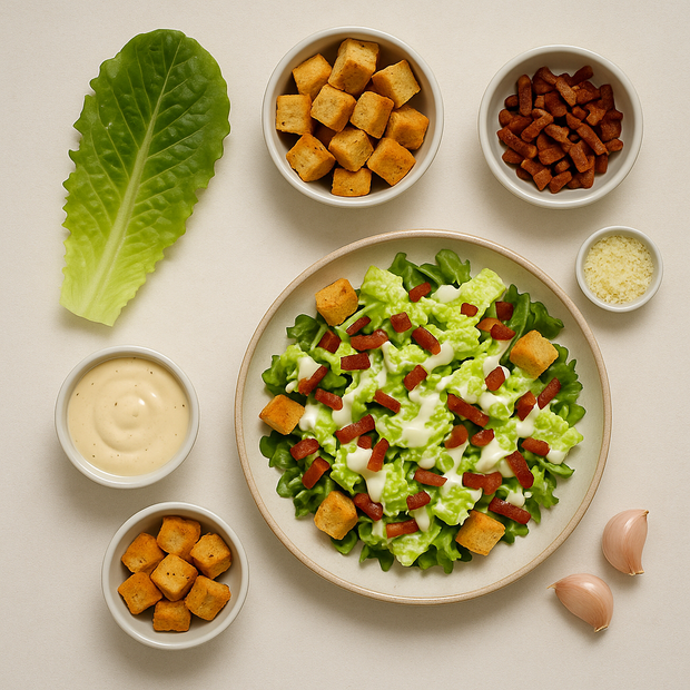 Geary Market Caesar Salad with Bacon