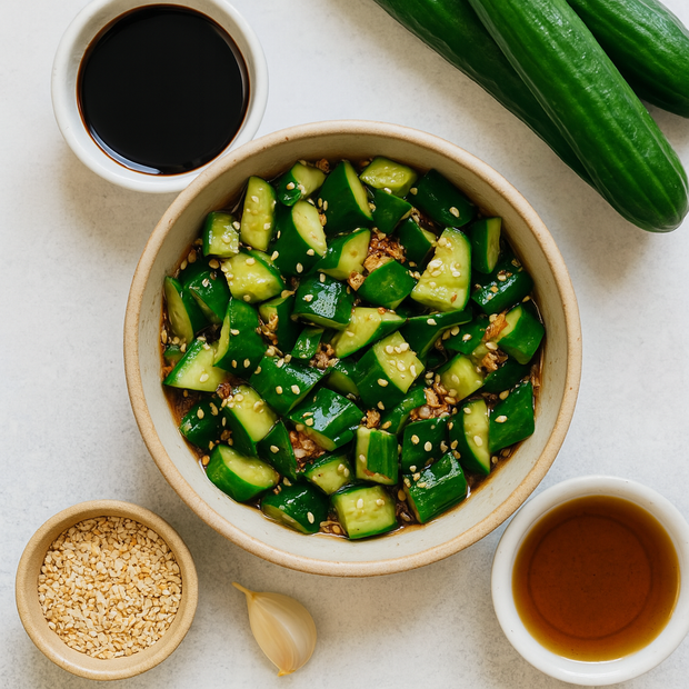 Chinese Smacked Cucumber Salad